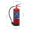 Pěnový hasicí přístroj 6l (13A/144B) - BEZ REVIZE