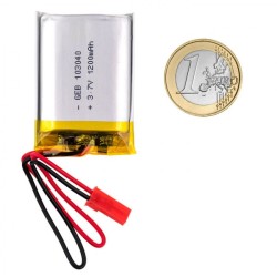 3.7V 1200mAh dobíjecí lithiová baterie