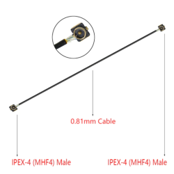 Kabelová redukce IPEX-4 (u.FL) Male / IPEX-4 (u.FL) Male