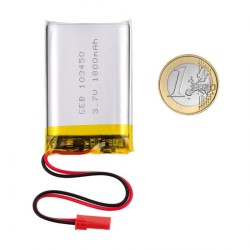 3.7V 1800mAh dobíjecí lithiová baterie