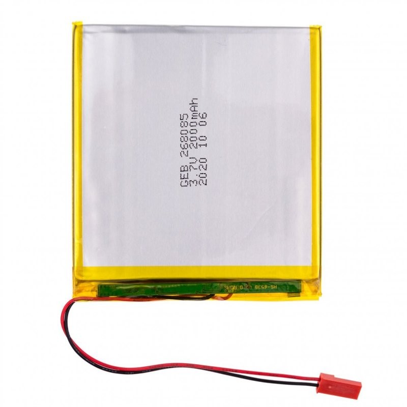 3.7V 2000mAh dobíjecí lithiová baterie