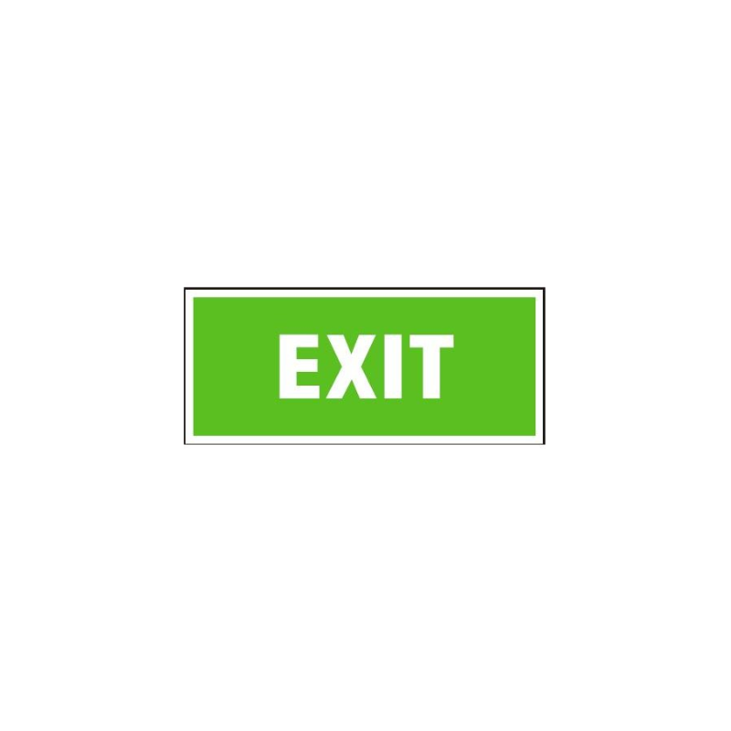 Exit | plastová cedule, 200x87mm