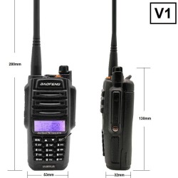 Sada 2ks UHF vysílaček Baofeng UV-9R Plus Sada vysílaček UV-9R Plus (V2)