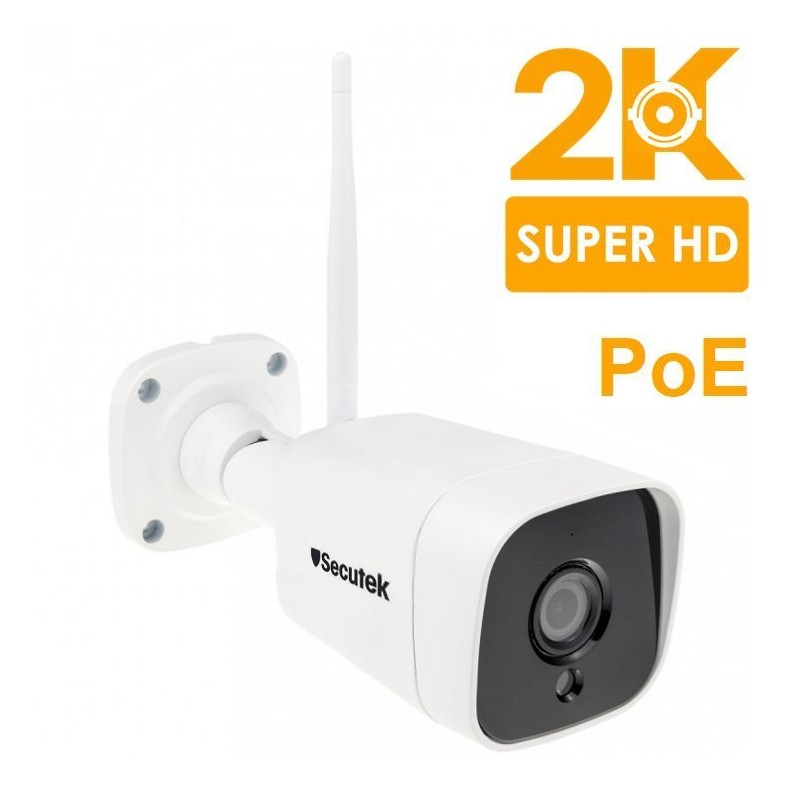 Super HD 5MP IP kamera se záznamem Secutek SBS-B19WPOE s PoE