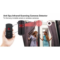 Detektor bezdrátových signálů a skrytých kamer Secutek SAH-DE06