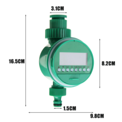 Zavlažovací hodiny digitální - 16 programů, 21mm kohoutek / 1/2" hadice