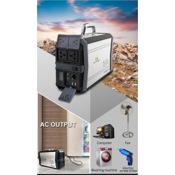 Outdoor set akumulátoru a solárního panelu 500W/100W