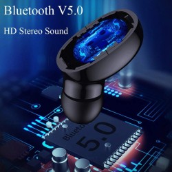 Bezdrátová sluchátka E6S s bluetooth 5.0 a dobíjecím pouzdrem - Modrá