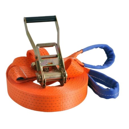 Slackline 15m x 5cm - oranžová