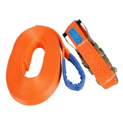 Slackline 15m x 5cm - oranžová