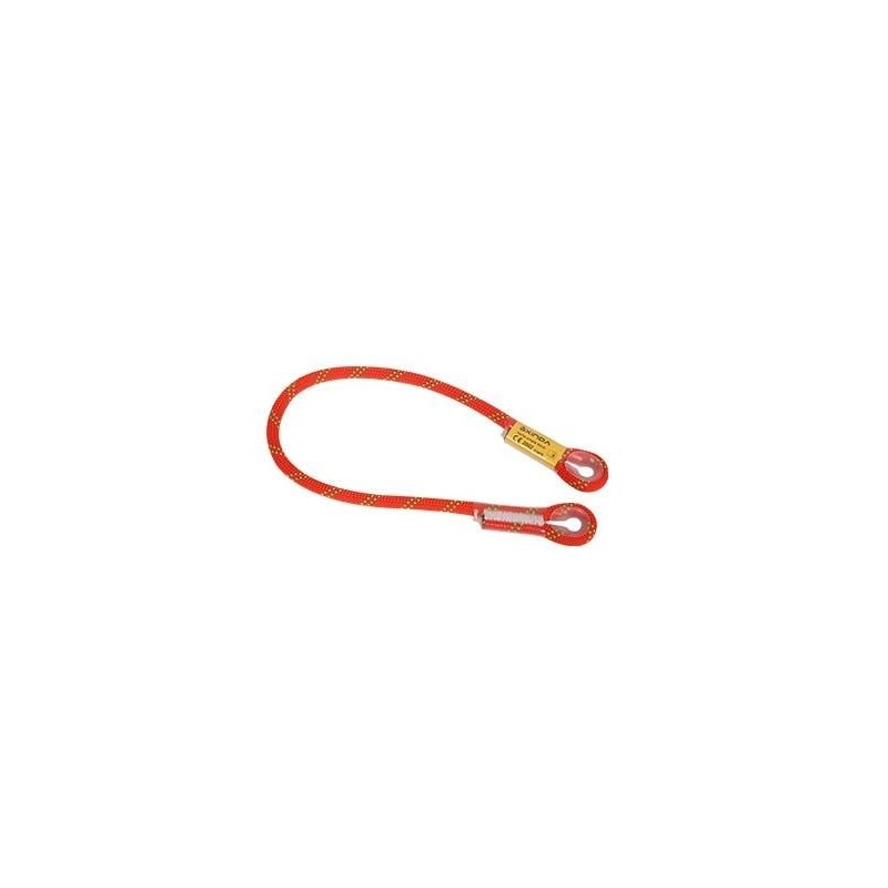 Bezpečnostní lano s oky - 60 cm, oranžové